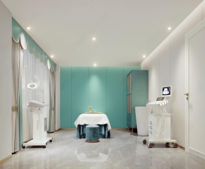 现代美容院治疗室3D模型下载